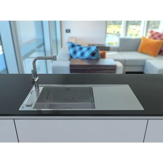 ALVEUS STRICTO 30 INOX - Pomivalno korito z odcejalnikom desno