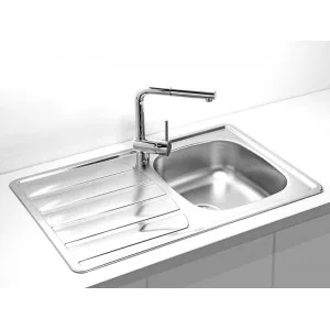 ALVEUS ZOOM 20 NAT INOX - Pomivalno korito z odcejalnikom
