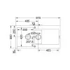 FRANKE MARIS MRG 651-97 CASHMERE - Pomivalno korito z odcejlnikom