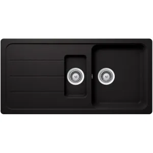 SCHOCK FORMHAUS D-150L NERO - Pomivalno korito z odcejalnikom