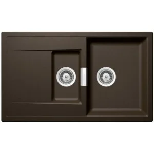 SCHOCK MONO D-150 BRONZE - Pomivalno korito z odcejalnikom