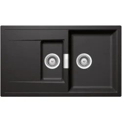 SCHOCK MONO D-150 STONE - Pomivalno korito z odcejalnikom