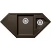 SCHOCK SIGNUS C-150 BRONZE - Pomivalno korito z odcejalnikom