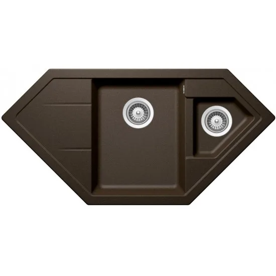 SCHOCK SIGNUS C-150 BRONZE - Pomivalno korito z odcejalnikom