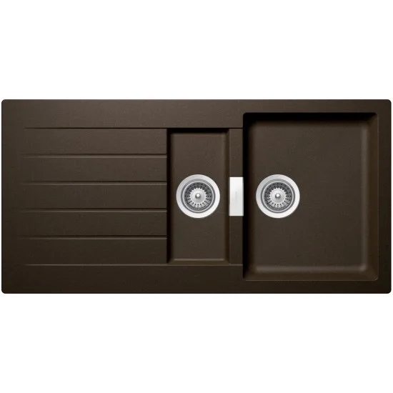 SCHOCK SIGNUS D-150 BRONZE - Pomivalno korito z odcejalnikom