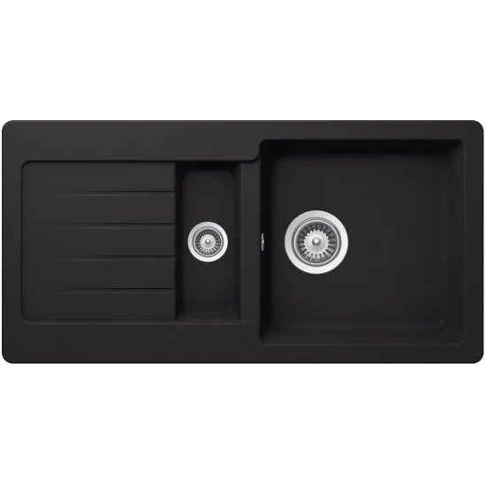 SCHOCK TYPOS D-150S ONYX - Pomivalno korito z odcejalnikom
