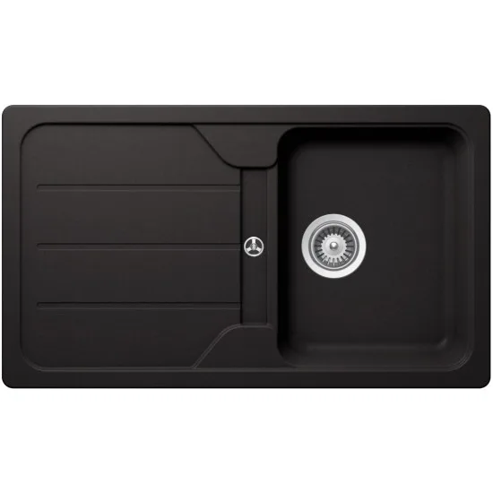 SCHOCK FORMHAUS D-100 NERO - Pomivalno korito z odcejalnikom