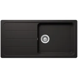 SCHOCK FORMHAUS D-100L NERO - Pomivalno korito z odcejalnikom