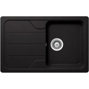 SCHOCK FORMHAUS D-100S NERO - Pomivalno korito z odcejalnikom