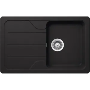 SCHOCK FORMHAUS D-100S ONYX - Pomivalno korito z odcejalnikom