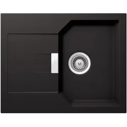 SCHOCK MANHATTAN D-100XS NERO - Pomivalno korito z odcejalnikom