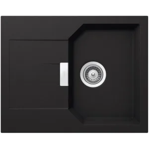 SCHOCK MANHATTAN D-100XS ONYX - Pomivalno korito z odcejalnikom