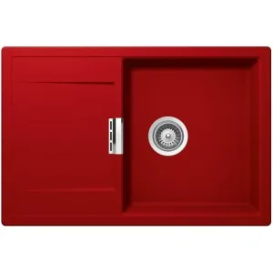 SCHOCK MONO D-100 ROUGE - Pomivalno korito z odcejalnikom