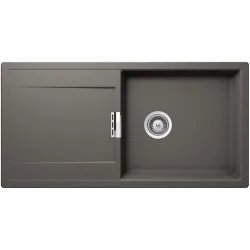 SCHOCK MONO D-100L SILVERSTONE - Pomivalno korito z odcejalnikom