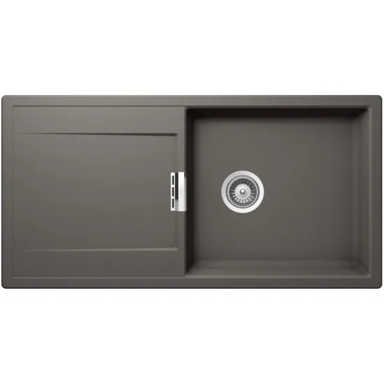 SCHOCK MONO D-100L SILVERSTONE - Pomivalno korito z odcejalnikom