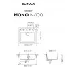 SCHOCK MONO N-100 SILVERSTONE - Pomivalno korito brez odcejalnika