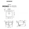 SCHOCK MONO N-100S POLARIS - Pomivalno korito brez odcejalnika