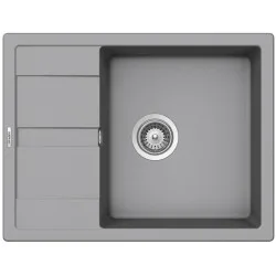 SCHOCK RONDA D-100L CROMA - Pomivalno korito z odcejalnikom
