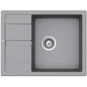 SCHOCK RONDA D-100L CROMA - Pomivalno korito z odcejalnikom