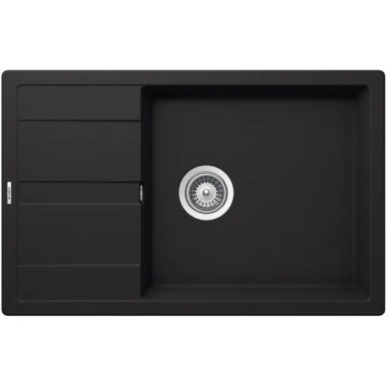 SCHOCK RONDA D-100XL ONYX - Pomivalno korito z odcejalnikom