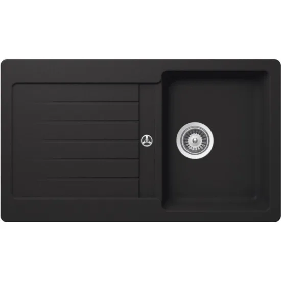 SCHOCK TYPOS D-100 ONYX - Pomivalno korito z odcejalnikom