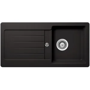 SCHOCK TYPOS D-100S NERO - Pomivalno korito z odcejalnikom