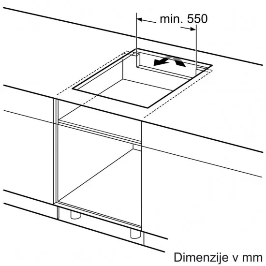 BOSCH PIF645BB5E - Indukcijska kuhalna plošča