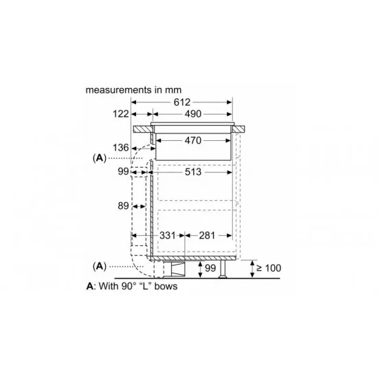 BOSCH PIE611B15E - Kuhalna plošča z vgrajeno napo Serie 4