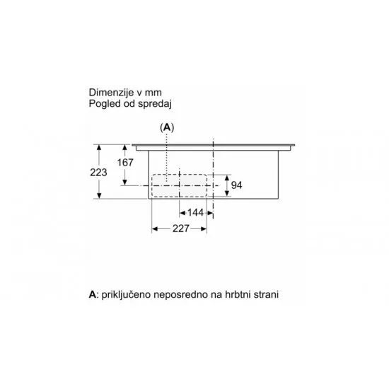 BOSCH PIE611B15E - Kuhalna plošča z vgrajeno napo Serie 4