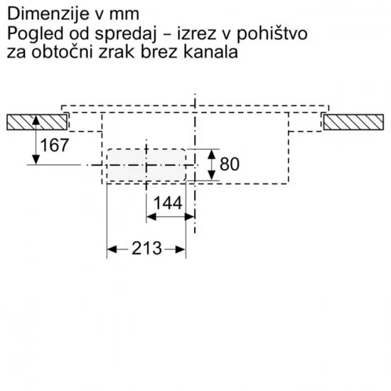 BOSCH PXX875D67E - Kuhalna plošča z vgrajeno napo Serie 8