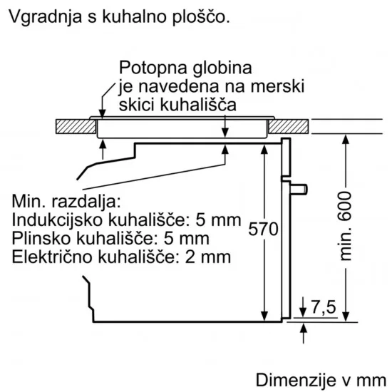 BOSCH HRA574BB0 - Vgradna pečica