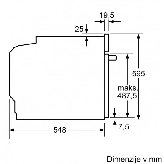 BOSCH HRA574BB0 - Vgradna pečica