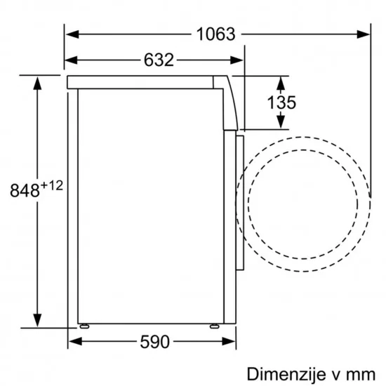 BOSCH WAV28M20BY - Pralni stroj s sprednjim polnjenjem