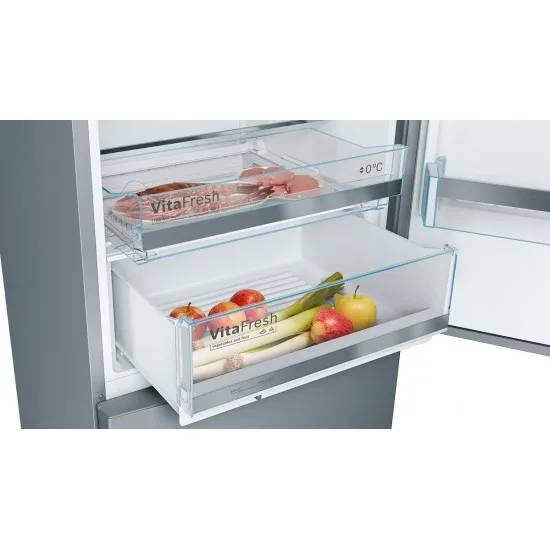 BOSCH KGE49AICA - Prostostoječi hladilnik z zamrzovalnikom spodaj Serie 6