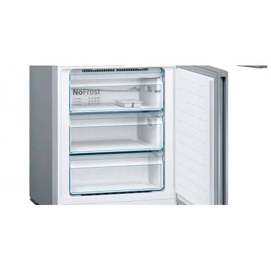 BOSCH KGN49XIEA - Prostostoječi hladilnik z zamrzovalnikom spodaj Serie 4