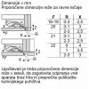 BOSCH KIV87VFE0 - Vgradni hladilnik z zamrzovalnikom spodaj