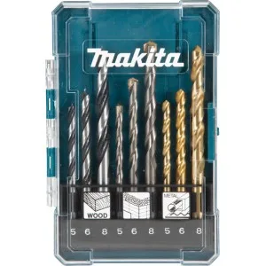 MAKITA D-71962 - 9-delni set svedrov (kovina, kamen, les)