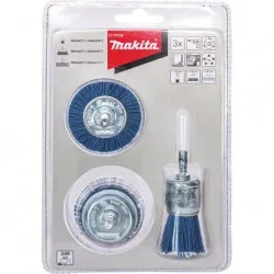 MAKITA D-70758 - 3 delni set najlonskih krtač za vrtalnike