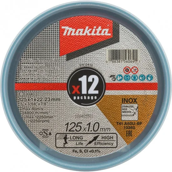 MAKITA E-03040-12 - Tanka rezalna plošča