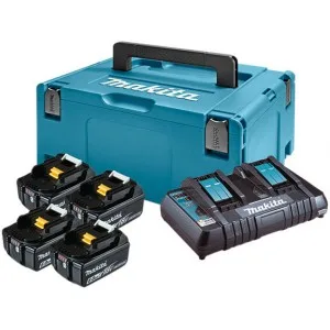 MAKITA 198091-4 - LXT power set v kovčku Makp. Tip3,BL1860Bx4,DC18RD
