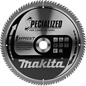 MAKITA B-67278 - TCT žagin list EFFICUT