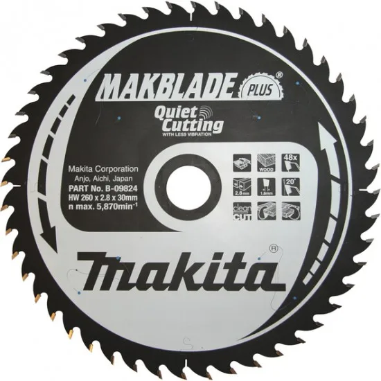 MAKITA B-09824 - TCT MAKBlade Plus žagin list