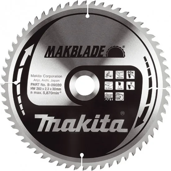 MAKITA B-08953 - TCT MAKBlade žagin list
