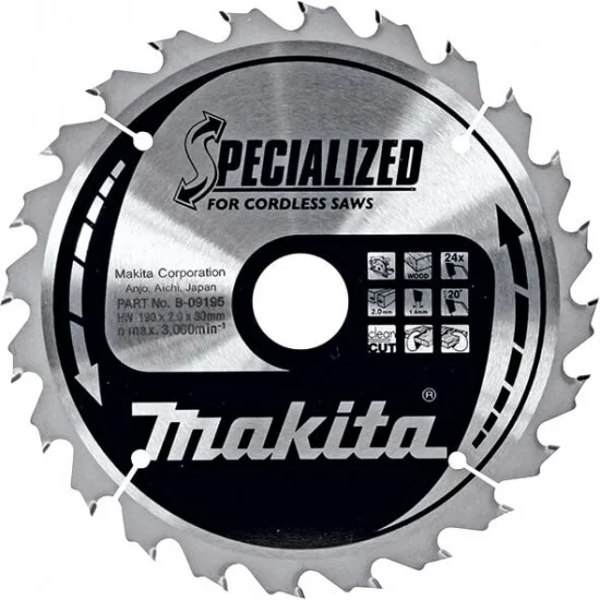 MAKITA B-53198 - TCT žagin list (AC/DC)