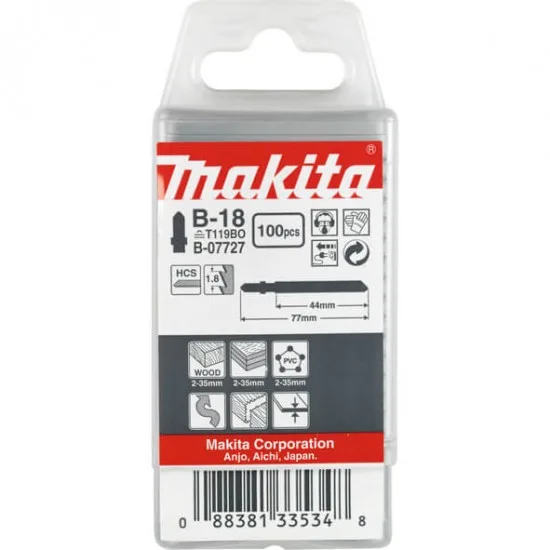 MAKITA B-07727 - Žagini listi za vbodno žago