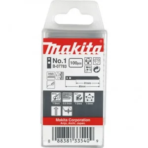 MAKITA B-07783 - Žagin list HSS za vbodno žago, 61 mm, 24 zob, 100kos/pk