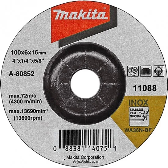MAKITA A-80640 - Vbočena brusilna plošča