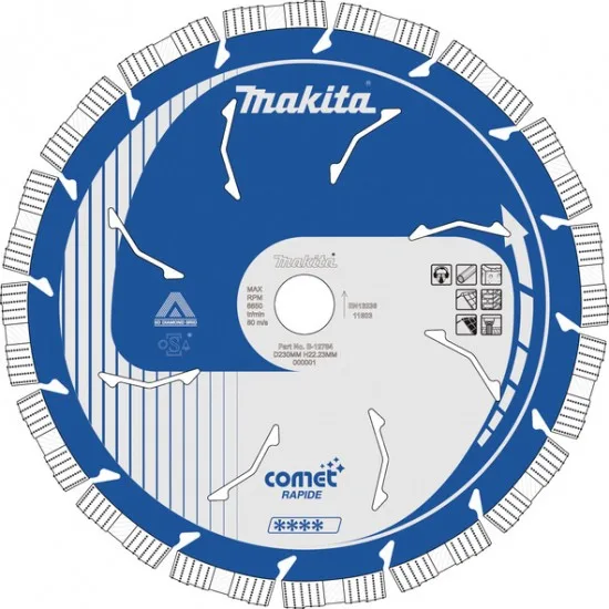 MAKITA B-12784 - Diamantna rezalna plošča Comet Rapide