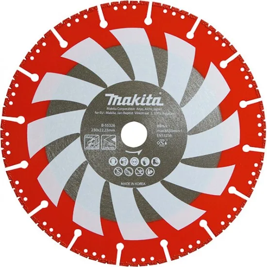 MAKITA B-55326 - Diamantna rezalna plošča, večnamenska