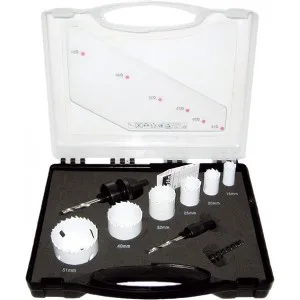 MAKITA D-47123 - 6-delni set HSS-BiM kronskih žag za električarje